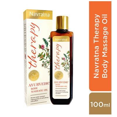 Navratna Ayurvedic Body Massage Oil 100 ml - Pain Relief (Ayush)
