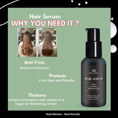 House of Beauty Intensive Hair Growth Serum W,T Sunscreen for Dry, Frizzy & Dull Hair 30 ml - Hair Serums