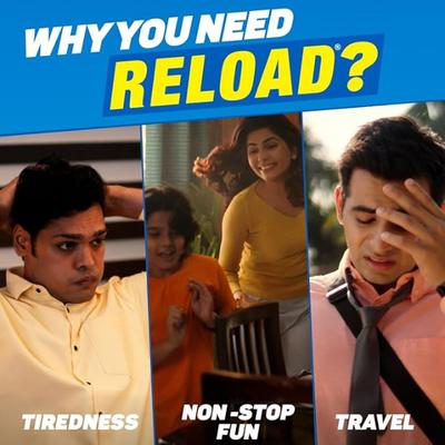 Fast&Up Reload Hydration & Energy Effervescent Tablet - Lime & Lemon Flavour 20's - Energy Drinks