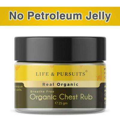 Life & Pursuits Real Organic Chest Rub Balm 25 gm - Balms & Rubs