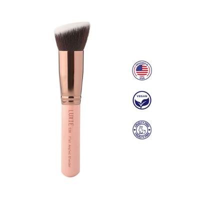 Luxie 538 Flat Angled Blender Brush - Rose Gold 1's - Face Brush
