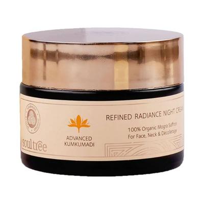 SoulTree Advanced Kumkumadi - Refined Radiance Night Cream 50 gm - Night Cream