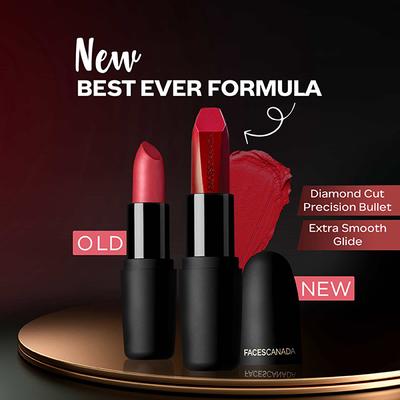 Faces Canada Weightless Matte Lipstick - Buff Nude and Peach Candy 4.5gm each 1's - Lipsticks