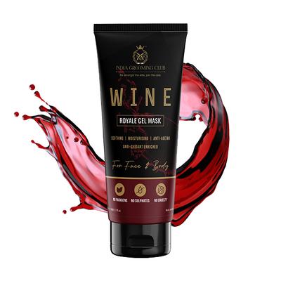India Grooming Club Wine Gel Mask for Face & Body 100 ml - Masks & Peels