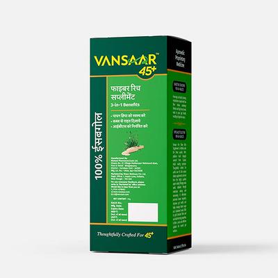 Vansaar 45+ Isabgol Fiber Rich Supplement 180 g - Digestive Care