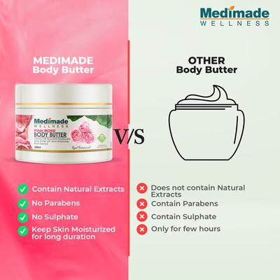 Medimade Pink Rose Body Butter (Pack of 2) 1's - Body Butter