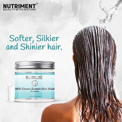 Nutriment Milk Extract Kertain Hair Mask 250 gm - Hair Treatment