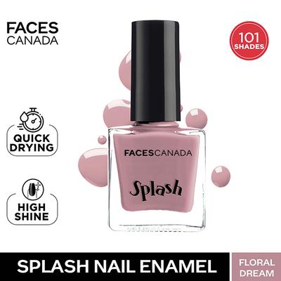 Faces Canada Eye & Nail Combo - Magneteyes Kajal + Splash (Floral Dream, White O White) 1's - Kajal & Kohls