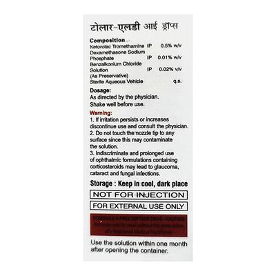 TOLAR LD Eye Drops 5ml - Eye conditions-Oph