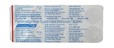 Gravitor SR Tablet 10'S - Myasthenia Gravis