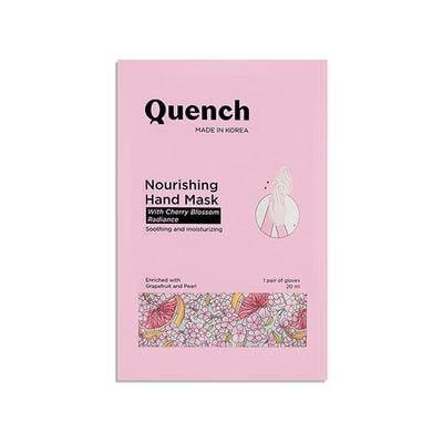 Quench Botanics Nourishing Hand Mask (with Mon Cherry Radiance) 1's - Hand Creams