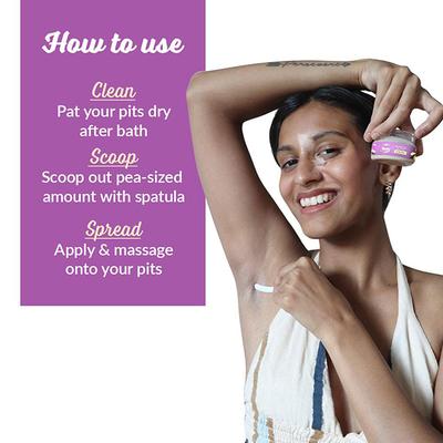 Plum BodyLovin Vanilla Vibes De-odorizing Pit Cream 50 gm - Creams/Oils/Lotions