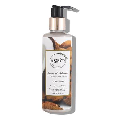 Fizzy Fern Body Wash - Coconut Almond with Milk & Honey 200 ml - Lotions & Creams