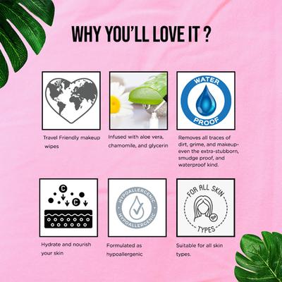 Colorbar On The Go Makeup Remover Wipes (30N) 1's - Make Up Removers