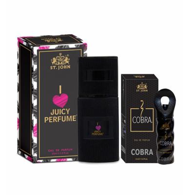 St. John I love Juicy Perfume 30 ml + Cobra Eau De Parfum 30 ml - Men Deodorants/Roll-Ons