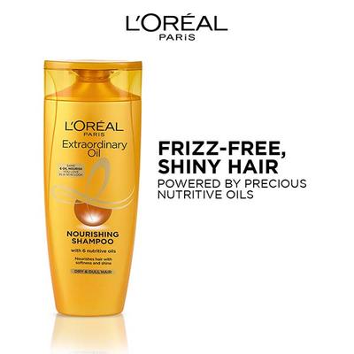 L'Oreal Paris 6 Oil Nourish Shampoo With 6 Flowers Nutritive Oils 175ml + 17.5ml - Shampoos
