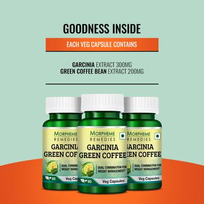 Morpheme Remedies Garcinia Green Coffee 500mg Extract 60's - Green/Herbal Teas
