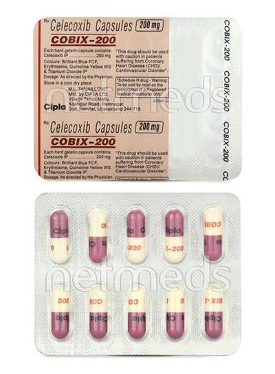 Cobix 200mg Capsule 10'S - Pain relief-Nsa