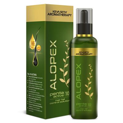 Keya Seth Aromatherapy Alopex Penta Active 10 Hair Fall Control Solution 120ml - Hair Lotions & Tonics