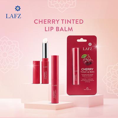 LAFZ cherry tinted lip balm 20 gm - Lip Balms