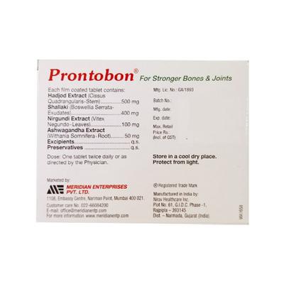 PRONTOBON Tablet 10's - Ayurvedic Medicine-AYU