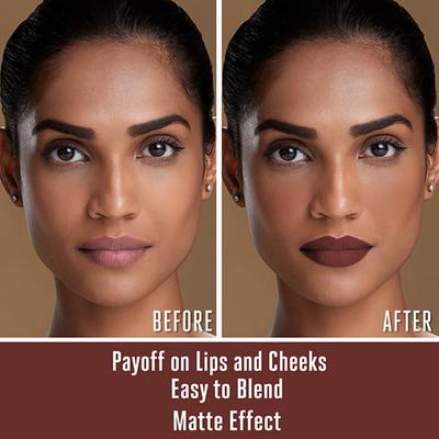 Lakme 9 To 5 Weightless Lip & Cheek Color Chocolate Mousse 9 Gm - Lipsticks