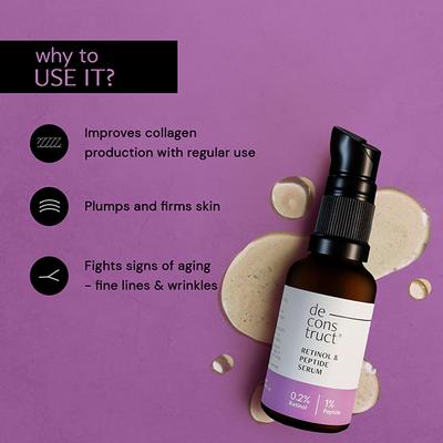 Deconstruct Retinol & Peptide Serum 30 ml - Toners