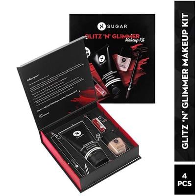 Sugar Cosmetics Glitz N Glimmer Kit 60 gm - Makeup Kits & Sets