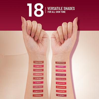 Swiss Beauty Stay On Matte Liquid Lipstick-Demure Pink 2 gm - Liquid Lipsticks