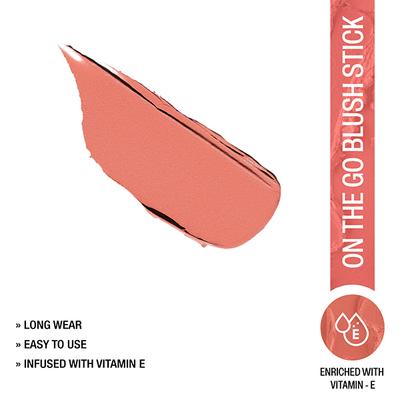 Insight Cosmetics On The Go Blush Stick Peach 7 gm - Blushes
