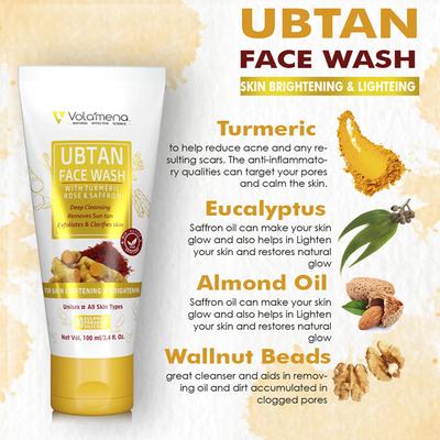 Volamena Face Wash - Ubtan 100 ml - Face Wash & Cleansers
