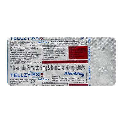 TELLZY BS 5 Tablet 10's - Hypertension-Ana