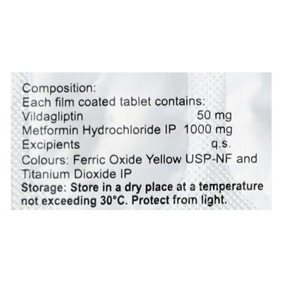 GLIPTAGREAT M 1000mg Tablet 10's - Diabetes-Ant