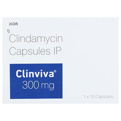 CLINVIVA 300mg Capsule 10's - Bacterial Infections-Mac