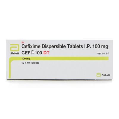 Cefi DT 100mg Tablet 10'S - Bacterial Infections-Cep