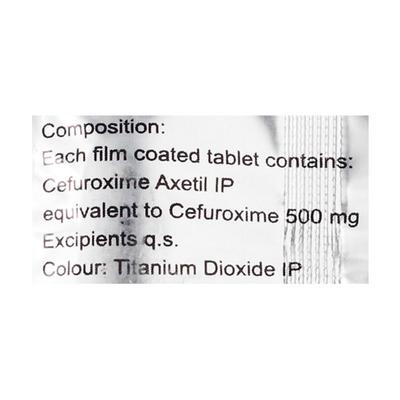Spectraxime 500mg Tablet 6'S - Bacterial Infections-Cep