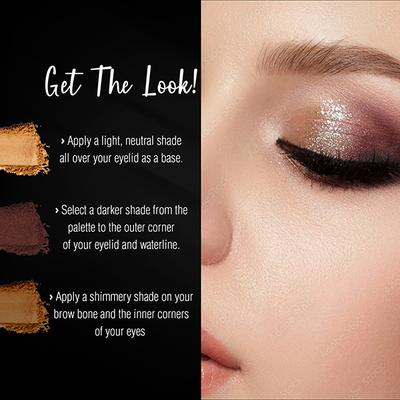 Faces Canada Magneteyes 8 Highly Pigmented Shades Eyeshadow Palette - The Minimalists Smooth 6.4gm - Eye Shadow Palettes