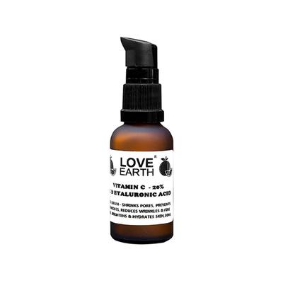 Love Earth Vitamin C Serum for Skin Hydration, Reduces Wrinkles & Hyperpigmentation with Pure 30 ml - Face Serum