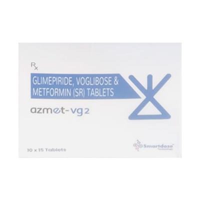AZMET VG 2 Tablet 15's - Diabetes-Ant
