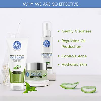The Moms Co. Green Tea Night Repair (Ngt) Kit 300gm - Face Moisturizers