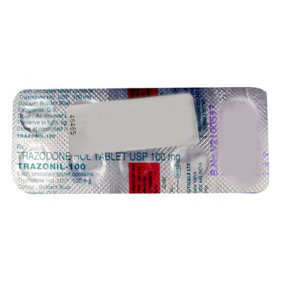 Trazonil 100mg Tablet 10'S - Depression-Ant
