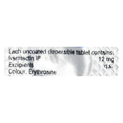 IVERTREAT 12mg Dispersible Tablet 2's - Parasitic Worms-Ant
