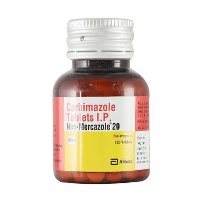 NEO MERCAZOLE 20mg Tablet 120's - Hyperthyroidism-Ant