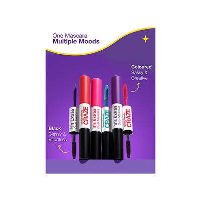 Swiss Beauty Craze It's Extraa Dual Mascara-Feeling Purple 5 g - Mascaras
