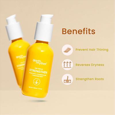 Earth Rhythm Fenugreek, Tamarind Fruit & Shikkakai Hair Serum 50 gm - Hair Serums
