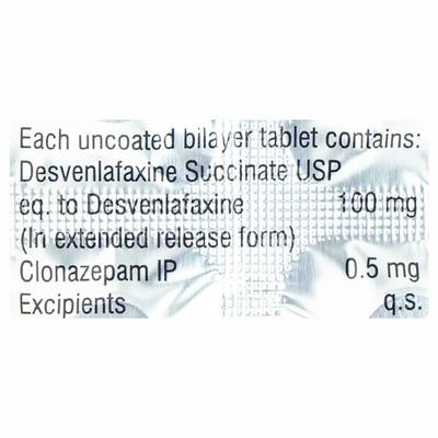 D Venizep 100mg Tablet 10'S - Depression-Ant