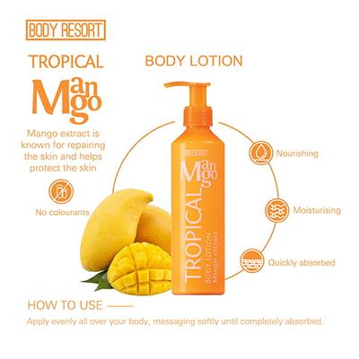 MADES Body Resort Clear Orange Pet Bottle Body Lotion 250 ml - Lotions & Creams