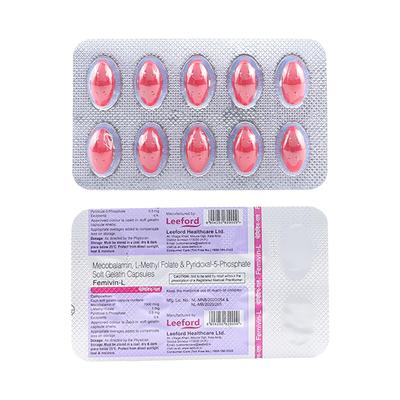 FEMIVIN L Softgel Capsule 10's - Anaemia-VMA