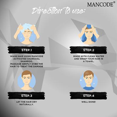 Mancode Charcoal Shampoo 200 ml - Shampoos