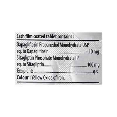 DPA S 10/100 Tablet 10's - Diabetes-Ant